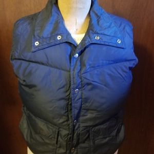 80s Men's JcPenney Ski Navy Puffer Ski Vest
